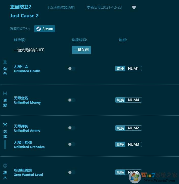 正当防卫2修改器