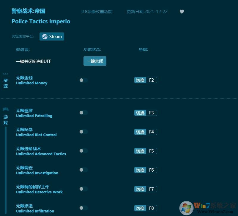 警察战术帝国修改器