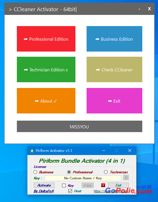 CCleaner v5.73.8130 Professional Editon注册机