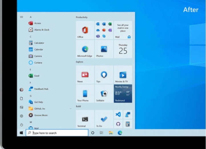 微软 Win10 20H2 Beta 预览版 19042.450 推送