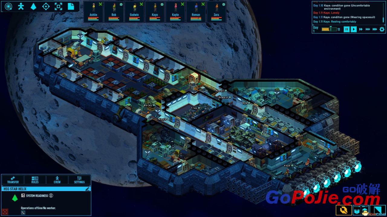 《太空避难所（Space Haven）》官方中文 v0.8.16 解压即玩
