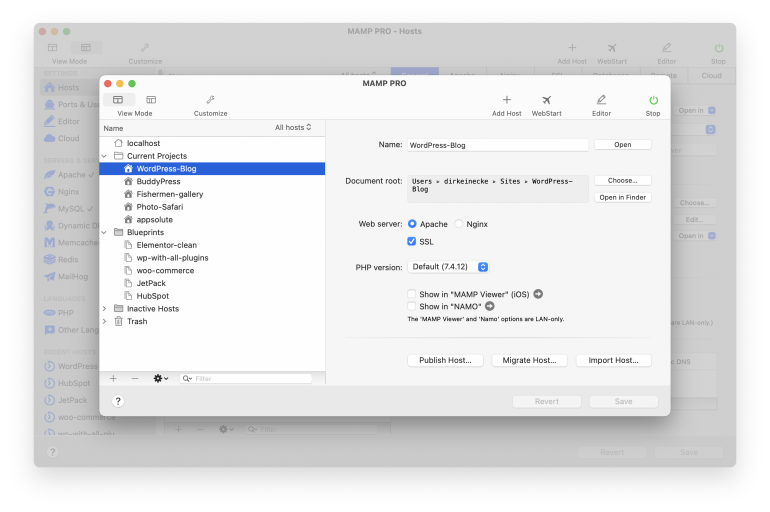 MAMP PRO 6 For Mac v6.8.1 本地Web开发工具
