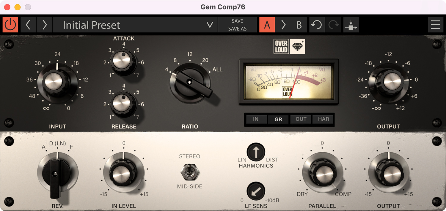 Overloud Gem Comp76 For Mac v8.2022 插件